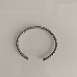Sterling silver thin bangle bracelet